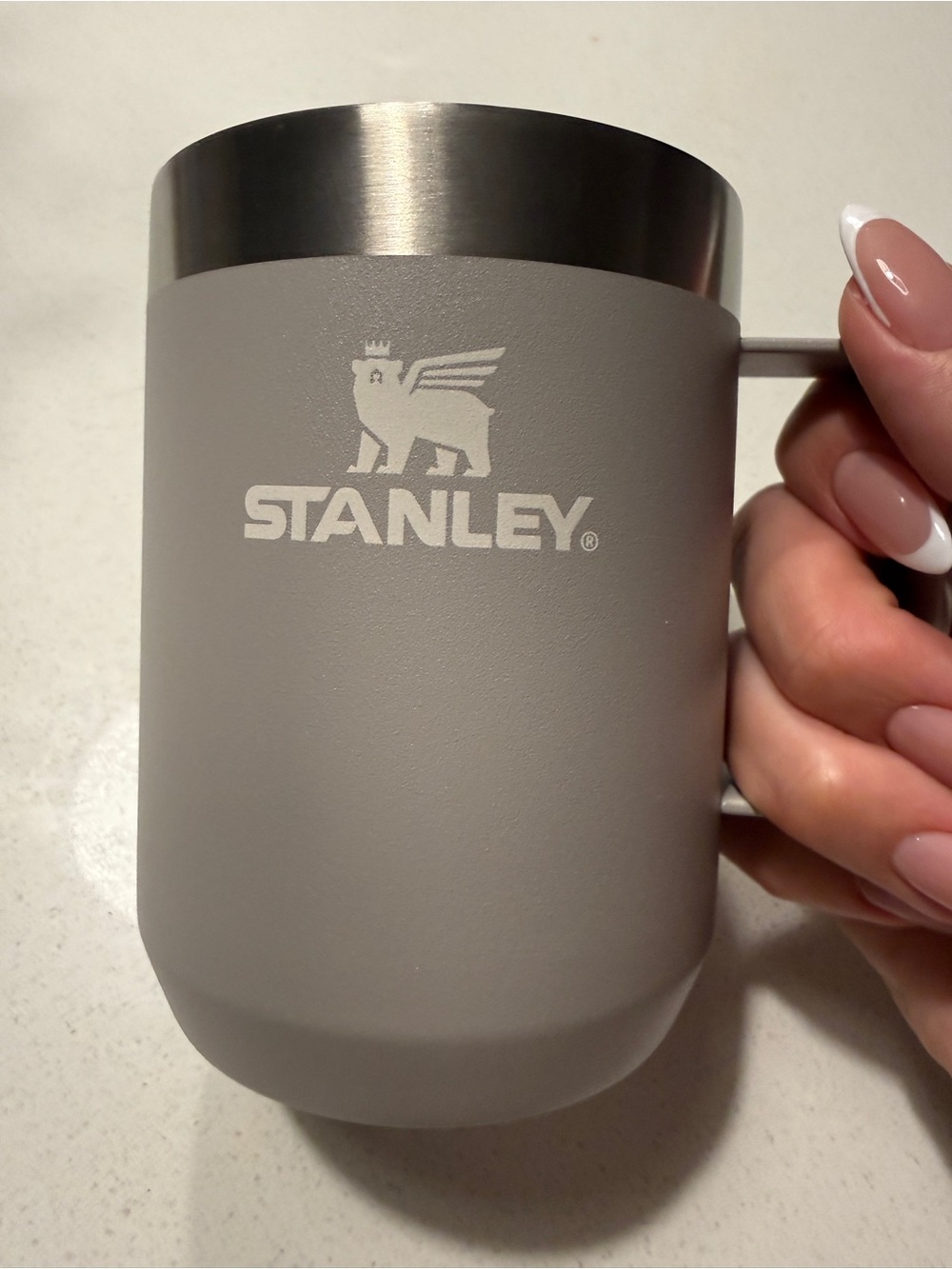 Stanley Gray Insulated Cup with Embossed Logo